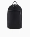 Emporio Armani Men's Asv Recycled Nylon Backpack In Black