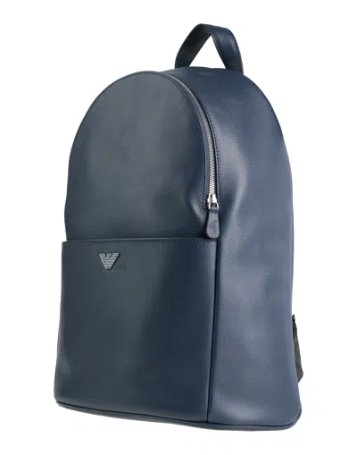 Emporio Armani Backpacks In Navy Blue