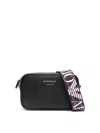 Emporio Armani Logo-debossed Crossbody Bag In Black