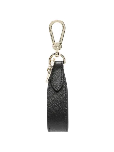 Emporio Armani Bag-charm Keyring In Black