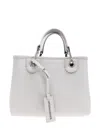 Emporio Armani Women's Elegant Leather Bag For Sophistication In Beige