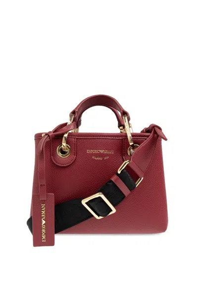 Emporio Armani Bag Type Shopper In Red