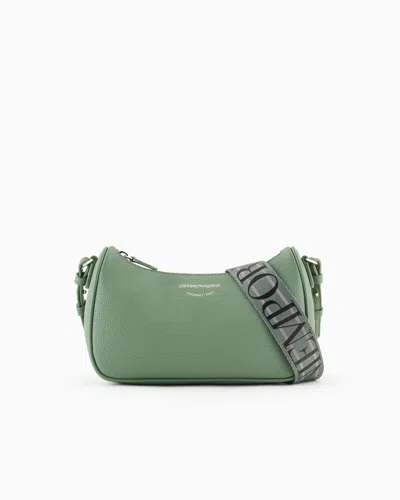 Emporio Armani Official Store Baguette Bag With Deer Print In Gne