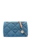 Emporio Armani Shoulder Bag With Denim Flap