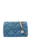 Emporio Armani Shoulder Bag With Denim Flap