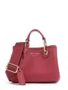 Emporio Armani Myea Small Shopping Bag In Red