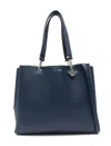 Emporio Armani Empoorio Armani Logo-print Tote Bag In Blue
