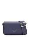 Emporio Armani Deer-print Mini Bag In Blue
