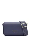 Emporio Armani Deer-print Mini Bag In Blue