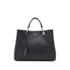 Emporio Armani Bag In Textured Synthetic Leather In Black