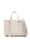 Emporio Armani Double Handle Shoulder Bag In Corda/terra