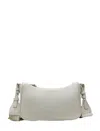 Emporio Armani Zipper Shoulder Bag In Corda/terra