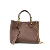 Emporio Armani Double-handle Chain-strap Tote Bag In Neutral