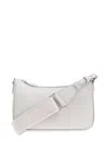 Emporio Armani Faux-leather Shoulder Bag In Perla/tabacco
