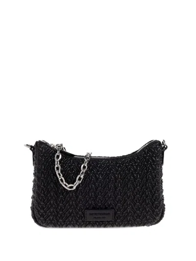 Emporio Armani Baguette Mini Shoulder Bag In Black