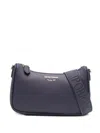 Emporio Armani Logo-detail Shoulder Bag In Purple