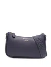 Emporio Armani Logo-detail Shoulder Bag In Blue
