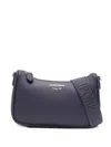 Emporio Armani Logo-detail Shoulder Bag In Blue