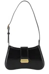 Emporio Armani Baguette Shoulder Bag With Magnetic Closure In Black