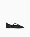 Emporio Armani Ballet Flats In Black