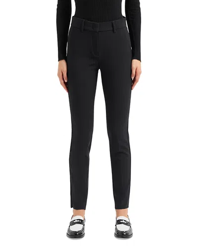 Emporio Armani Barathea Slim Leg Pants In Black Denim