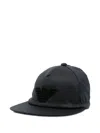 Emporio Armani Baseball Eagle Hat Accessories In Black
