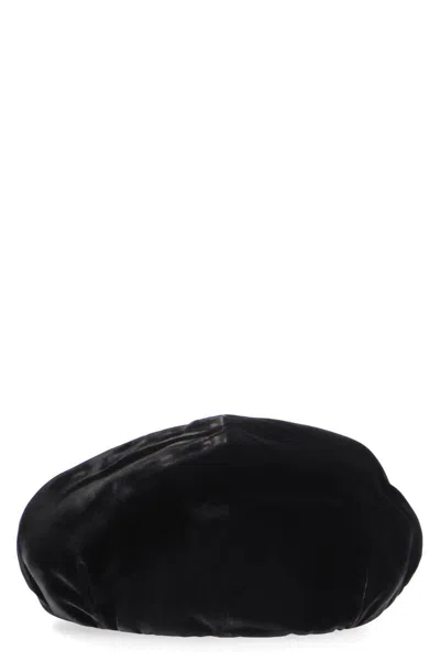 Emporio Armani Basque In Liquid Velvet In Black