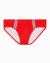 Emporio Armani Beachwear Briefs In Red