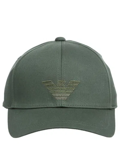 Emporio Armani Beachwear Cap In Green