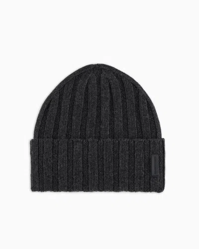 Emporio Armani Beanies In Grey