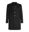 Emporio Armani Long-sleeved Casual Jacket In Black