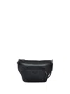 Emporio Armani Mens Logo-embellished Nylon Belt Bag Black Beauty In Black