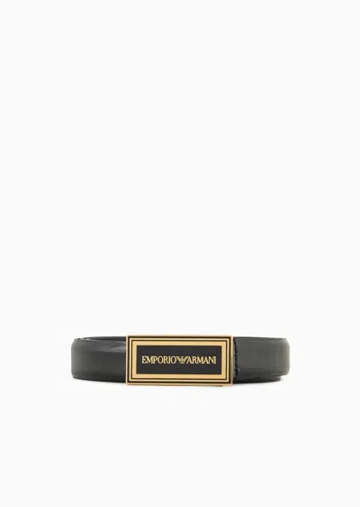 Emporio Armani Belt In Black