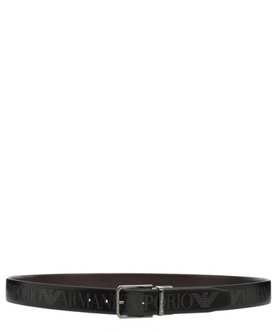 Emporio Armani Belt In Black