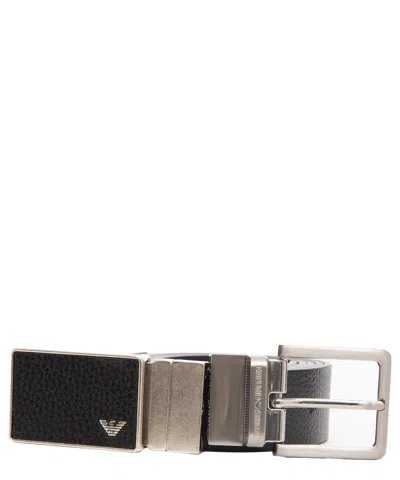 Emporio Armani Belt In Brown
