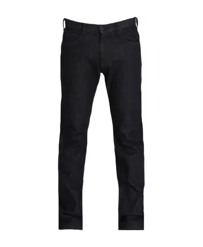 Emporio Armani Belt-loop Casual Pants In Black
