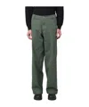 Emporio Armani Belt Loop Casual Pants In Black