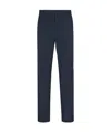Emporio Armani Navy Blue Tailored Trousers In Navy Blue