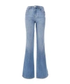 Emporio Armani Belt Loop Denim Trousers In Blue