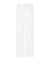 Emporio Armani Belt Loop Denim Trousers In White