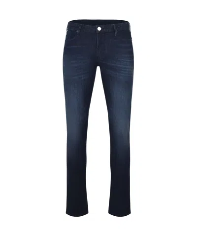 Emporio Armani Belt-loop Jeans In Black