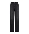 Emporio Armani Belt-loop Jeans In Black