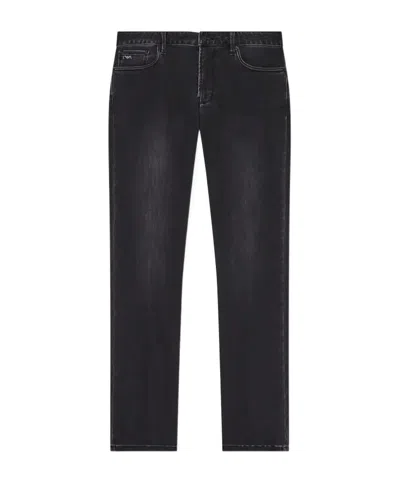 Emporio Armani Five-pockets Jeans In Black