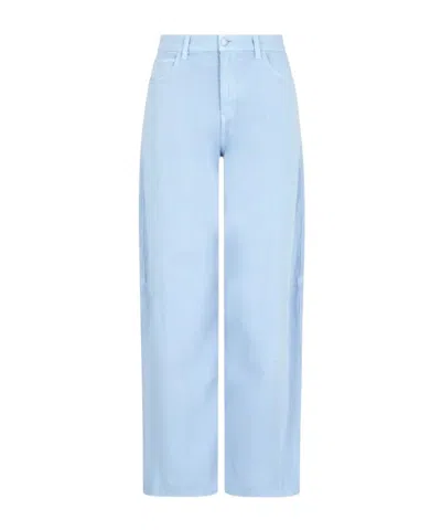 Emporio Armani Belt Loop Jeans In Blue