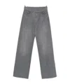 Emporio Armani Medium Waist Denim Jeans In Gray