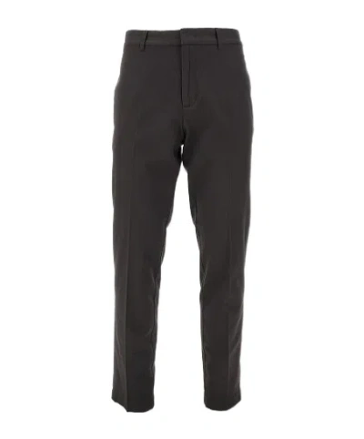 Emporio Armani Belt Loops Slacks In Black