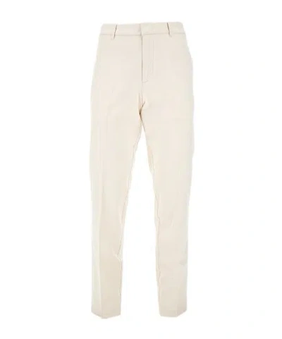 Emporio Armani Belt Loops Slacks In White