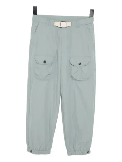Emporio Armani Kids' Belt Trousers In Blue