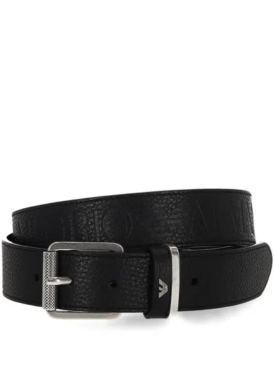 Emporio Armani Belts In Black