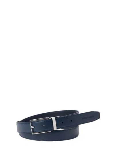 Emporio Armani Belts In Blue / Blue
